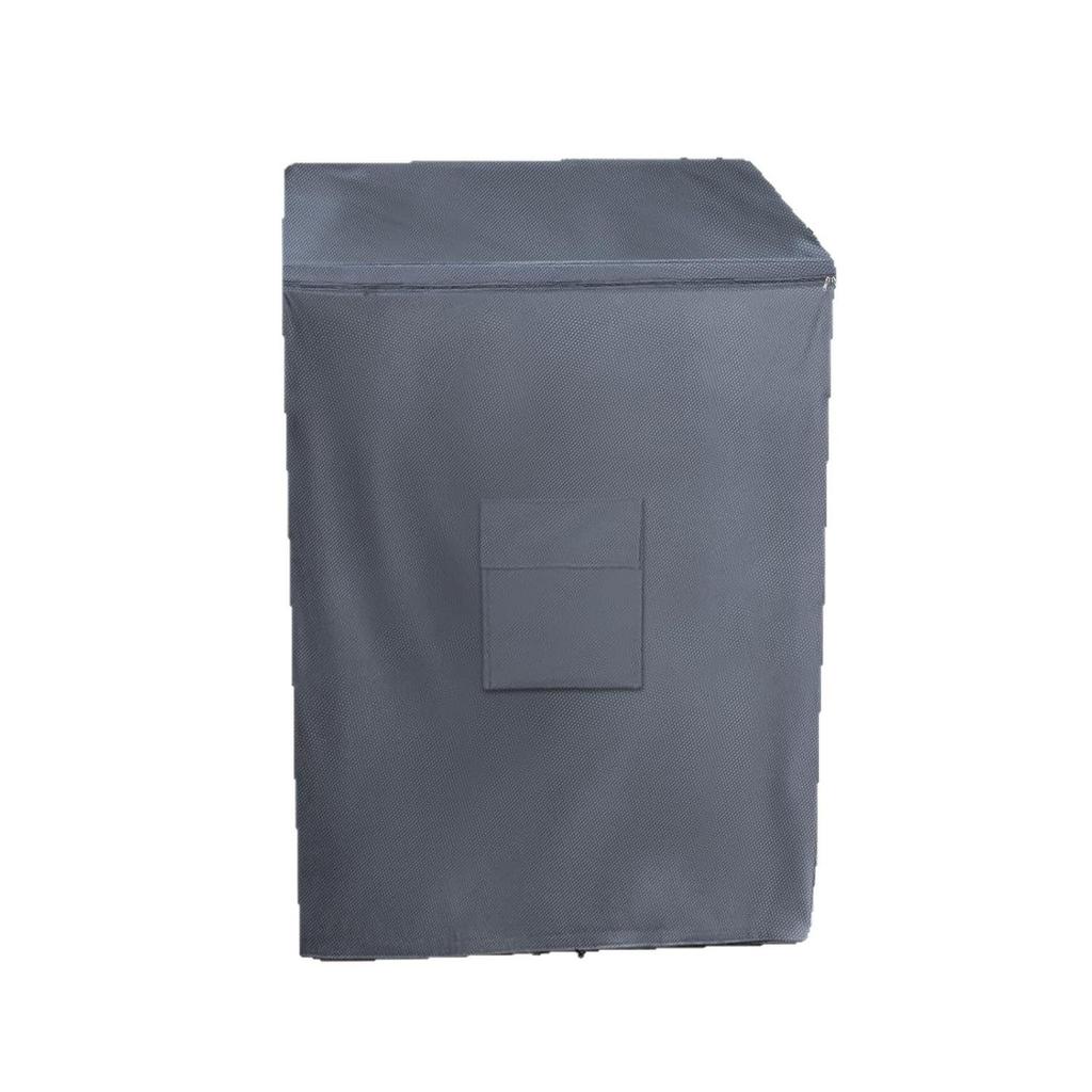 Heavy Duty 210D Waterproof Outdoor Freezer Cover, 7.0 Cubic with Top Zipper