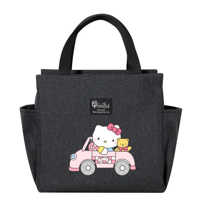 Изолированная сумка-ланчбокс Hello Kitty - Портативный контейнер для обеда для пикников и прогулок