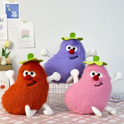 Плюшевая игрушка Креативная забавная кукла-баклажан Свадебная кукла-разбрызгиватель Дорожная восьмидюймовая кукла-машина
