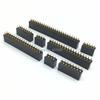 10pcs 2.54mm Double Row Straight Female 2-40P Pin Header Socket Connector 2x2/3/4/5/6/7/8/9/10/12/14/16/18/20/25/32/40Pin 2.54mm