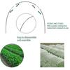 Greenhouse Hoops Grow Tunnel Insect Repellent Animal Protection Plant Shade Support Garden Stakes Bracket Connection Steel Pipe
