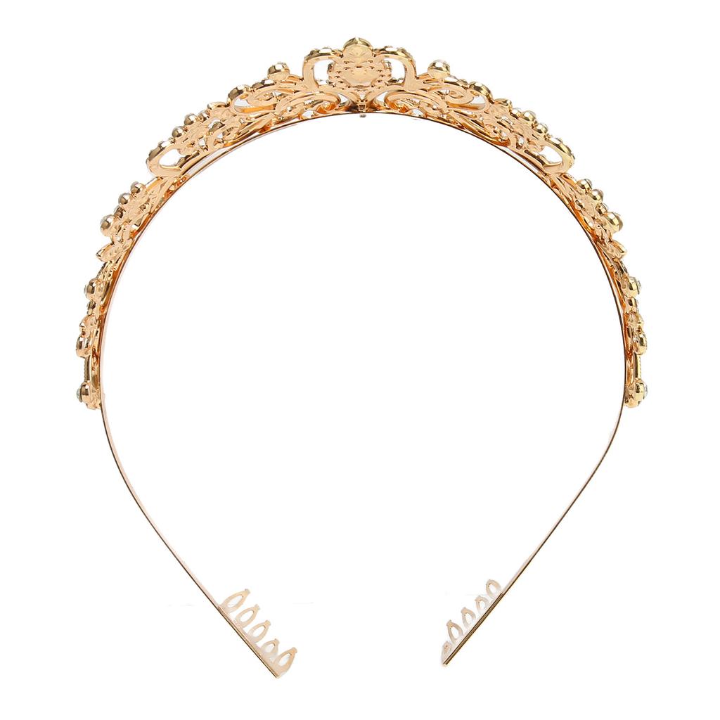 Золотая свадебная корона, модная, красивая, элегантная, блестящая, свадебная, принцесса, корона для вечеринки