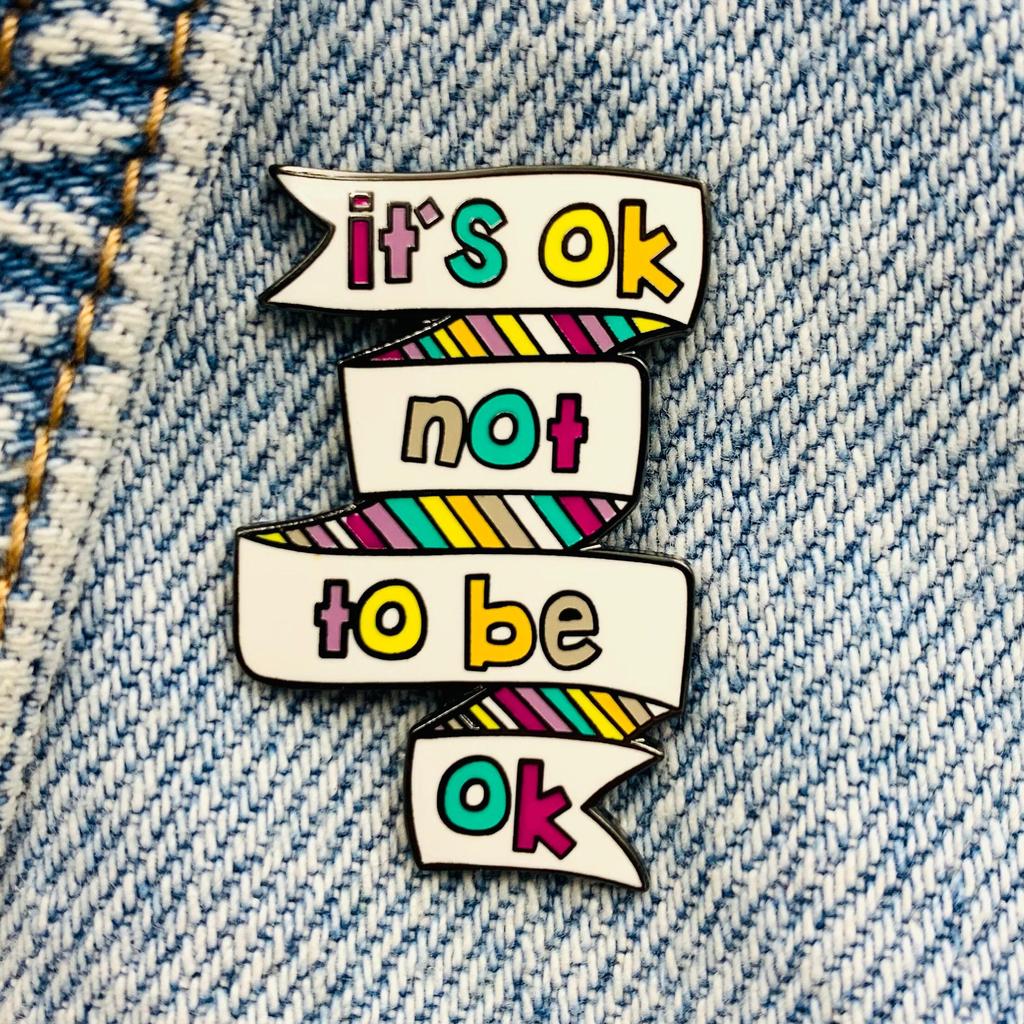 Новая эмалированная булавка, милая металлическая заглушка с надписью Selflove, подарок на день рождения, 1 шт.