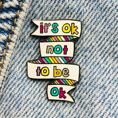 Новая эмалированная булавка, милая металлическая заглушка с надписью Selflove, подарок на день рождения, 1 шт.