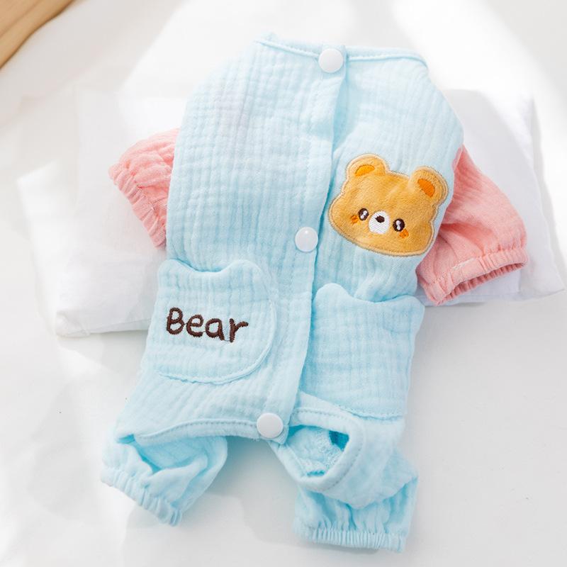 Тонкая дышащая сетчатая сумка для собак на весну и лето, одежда для четвероногих кошек, одежда с кондиционером, домашняя одежда для домашних животных, одежда для собак