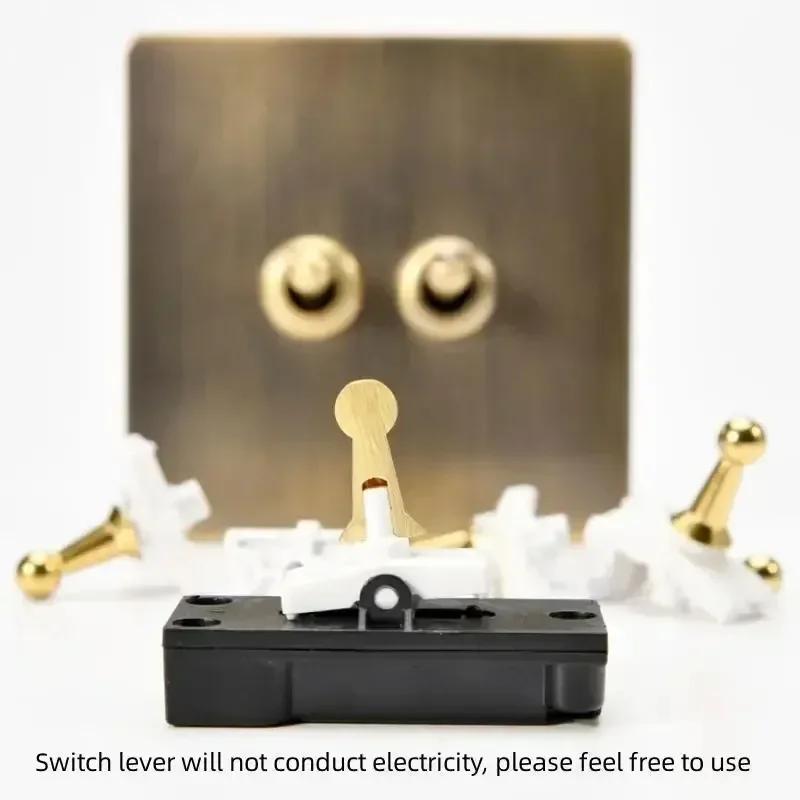 Ретро ЕС FR металлическая панель настенный выключатель света розетка вилка, бронзовая антикварная нержавеющая сталь немецкая розетка 16А с зарядкой USB