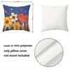 Colorful Floral Heart Patterned Decorative Cushion Covers Polyester pillowcase, sofa decorative cushion cov Headboard Pillow