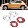 KIMISS 4pcs Aluminum Alloy Door Lift Lock Pin Knob Ring Trim Cover Frame Benz