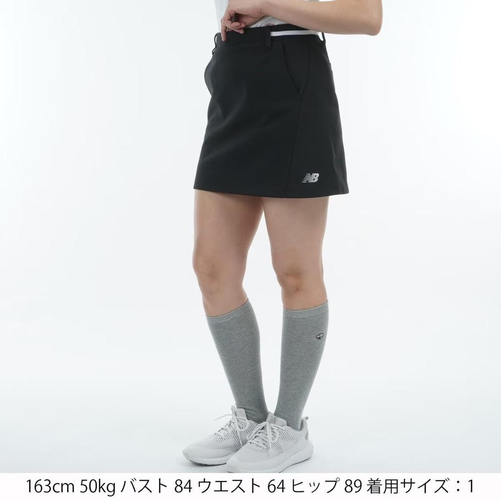 New Balance Golf Skirt Inner 0 Women's (with Pettipants) / 012-5134507 010_Black [S]