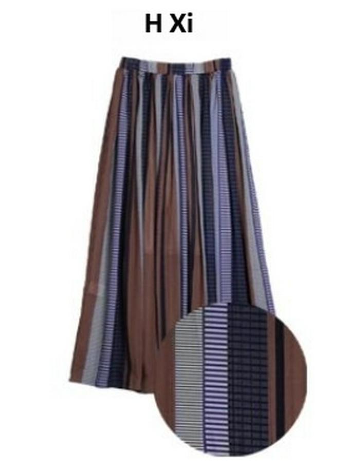 Лето 2023 года, японская полосатая юбка А-силуэта