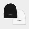 Hat Female Autumn and Winter Trendy Brand Fashionable Simple Letter Embroidered Wool Hat Male Retro Knitted Cold Hat Tide Stack Hat