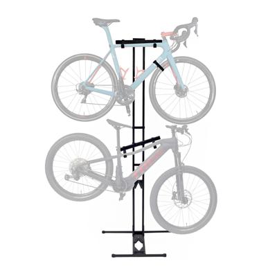 IWA IWA Отдельно стоящая стойка для двух велосипедов TOWER, черная (Марухачи Коки) A01TW-BL