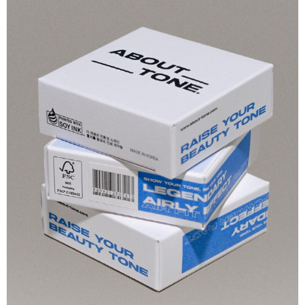 ABOUT TONE Пудра Air Fit Powder Pact 8 г, белая, 1 упаковка