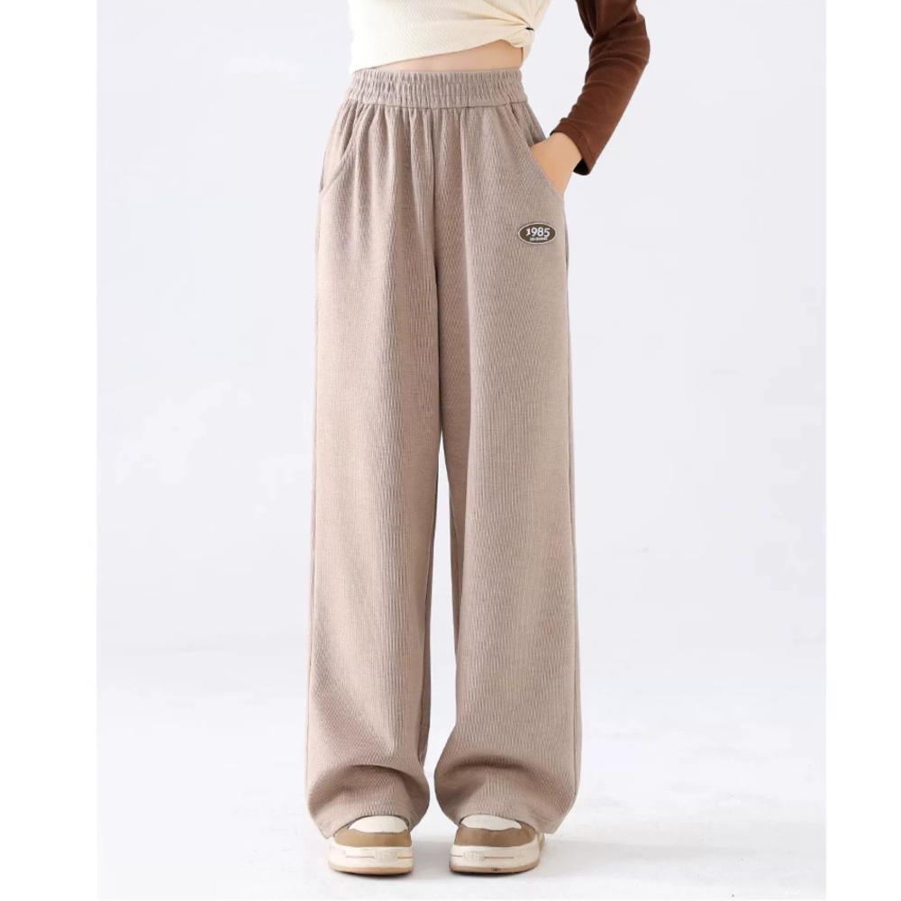 YUBAOBEI Брюки для девочек 2024 Весна Осень Широкие брюки Хлопок Повседневные спортивные брюки для детей Спортивные брюки