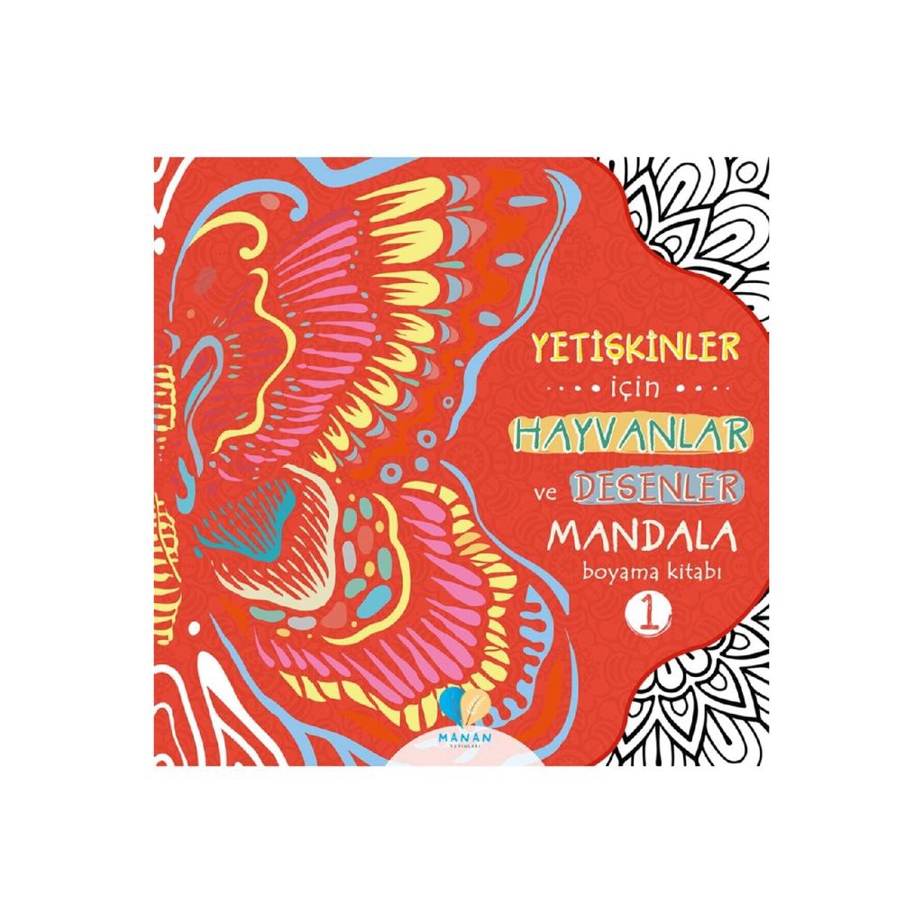 Книжка-раскраска Мандала с животными и узорами для взрослых-1