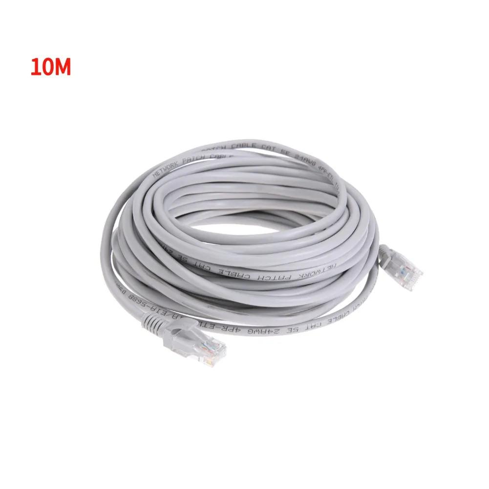 1/2/3/5/10/15/20M Ethernet-кабель Высокоскоростной RJ45 Интернет-кабель LAN Сетевой провод Интернет-шнур-лидер Роутер Компьютерный кабель