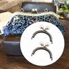 2 шт. Металлический каркас для кошелька с замком-клипсой, Запасной для DIY крафт-сумок