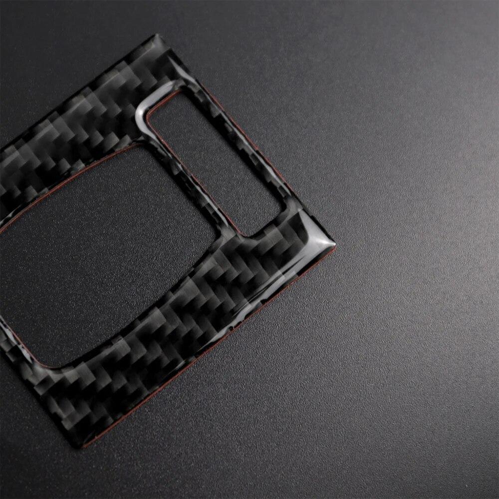 3pcs For Lexus NX 200 200T 300h 2014- Car Central Control AC Socket Decorative Stickers Real Carbon Fiber Auto Accessories