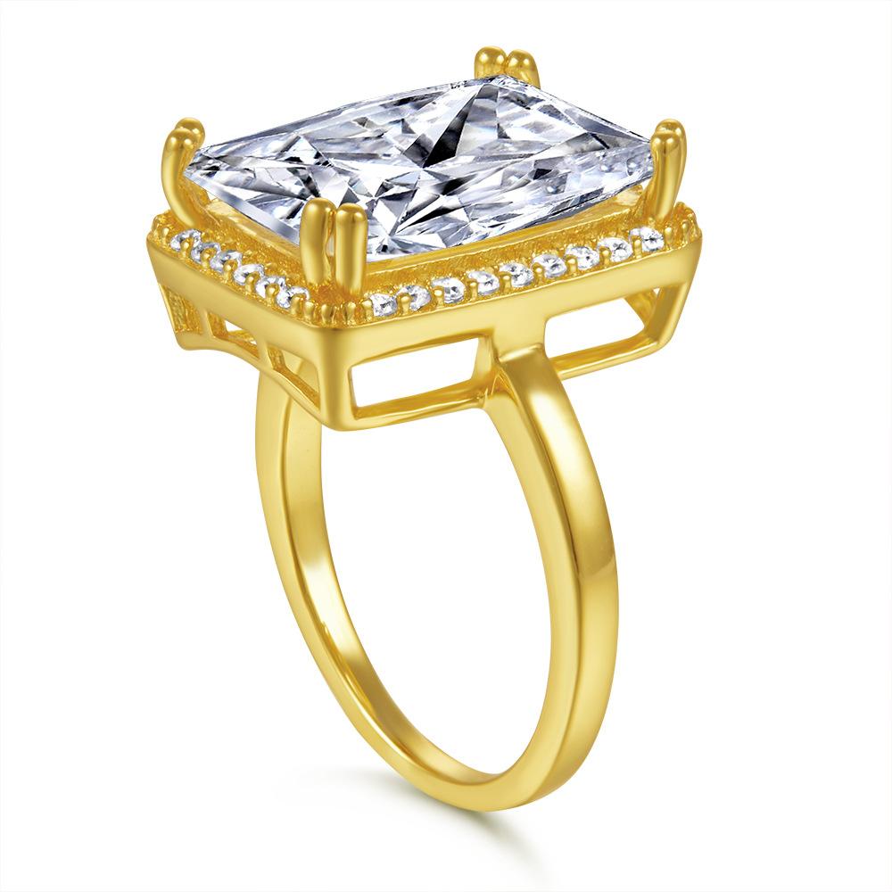 Классическое кольцо Lindon из стерлингового серебра 925 пробы с цирконом, женские украшения, свадебное обещание, подарок для вечеринки