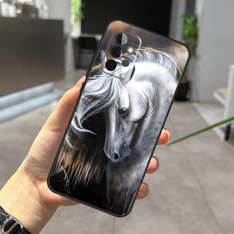 Доминирующий Крутой Чехол-Лошадь Для Samsung Galaxy A56 A36 A26 A16 A06 A25 A54 A34 A14 A52 A32 A12 A13 A33 A53 A15 A35 A55