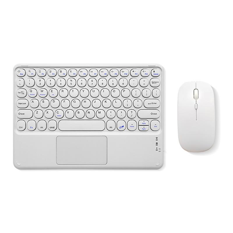 Touch Bluetooth Keyboard & Mouse Set for Huawei, iPads, and Tablets – Wireless Magic Round Cap