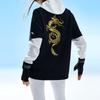 Anta Gu Ailing Dragon Tee Series SS22 Sport Short Sleeve T-Shirt Unisex Tops Black 962228189-3