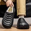 Fashion Cotton Men's Slippers Winter Warm Plush Men Slippers Waterproof Men Garden Shoes Indoor Outdoor Men's Warm Shoes