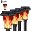4/2/1 упаковка Солнечные фонари с мерцающим пламенем Солнечные фонари с пламенем Наружные солнечные фонари с IP65 Водонепроницаемые солнечные фонари с пламенем