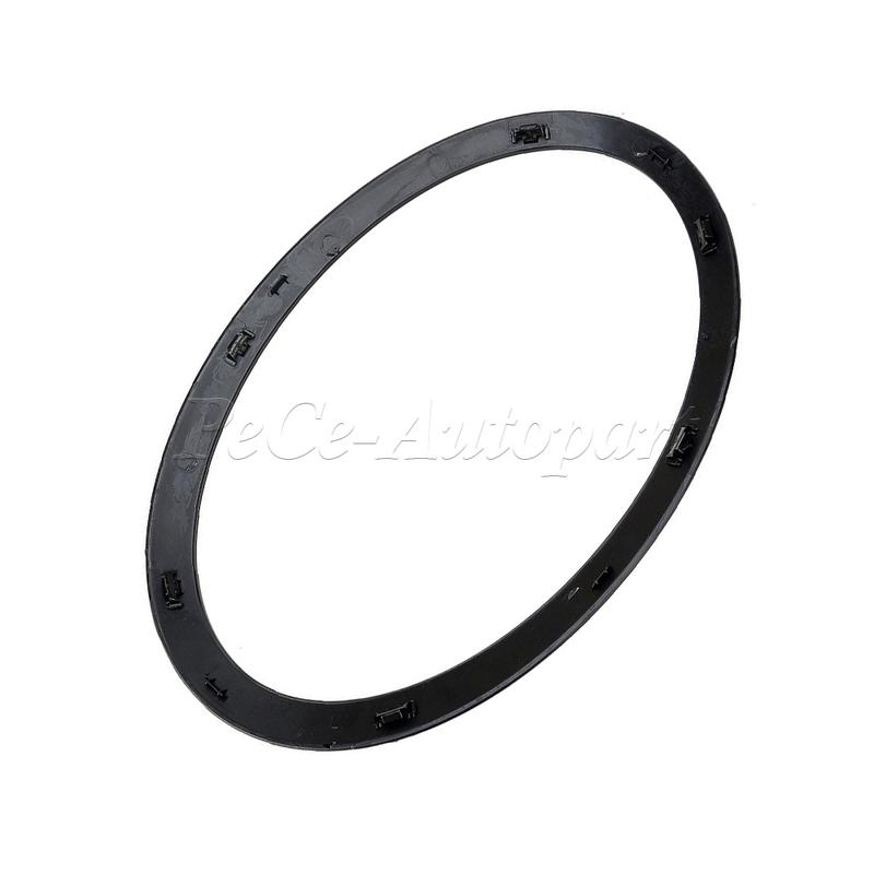 For Mini For Cooper F55 F56 F57 2014-2021 Gloss Black/Silver Plated Headlight Ring Bezel Trim Surround Cover 51137300631
