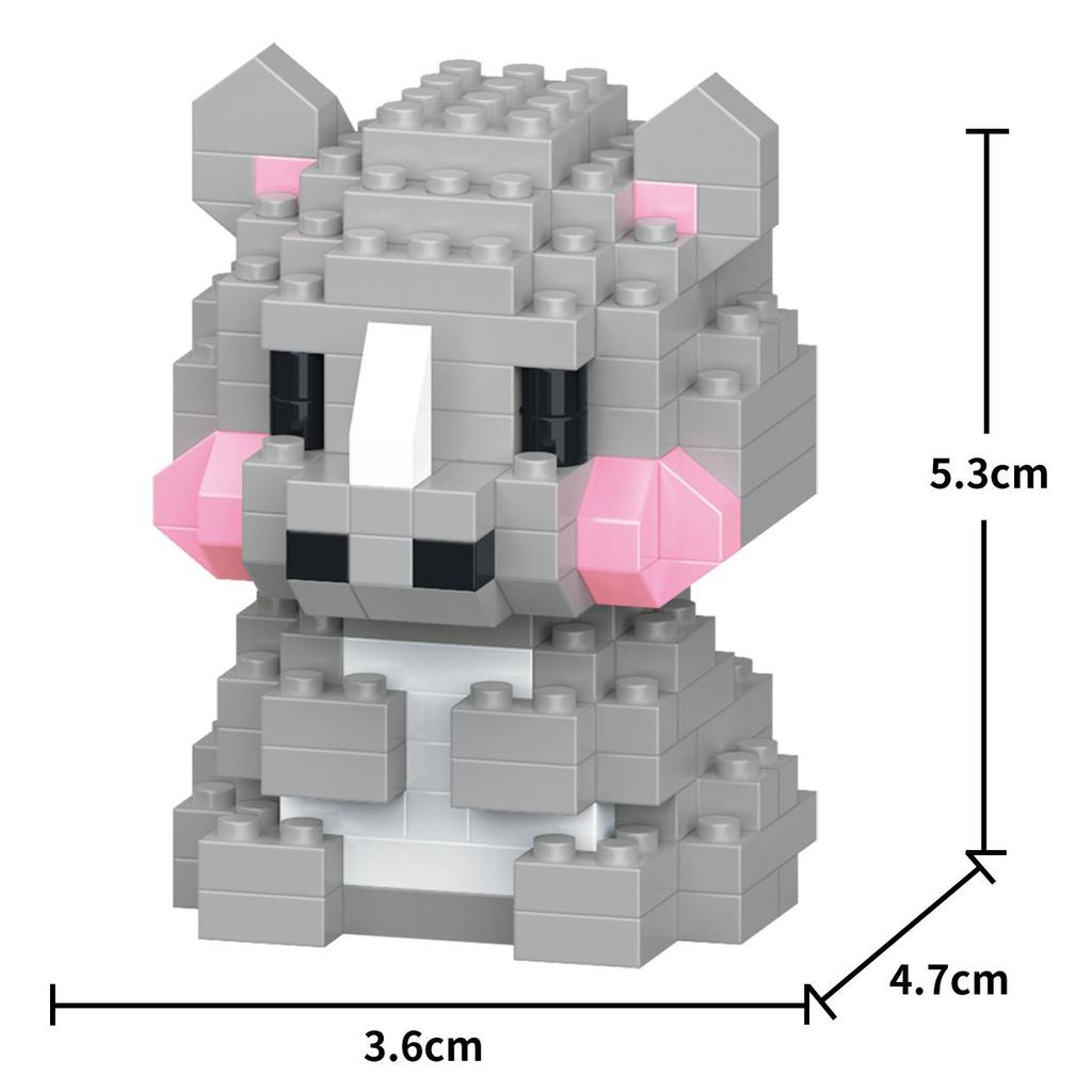 Creative Building Blocks 25 Stypes Cute Animal Cartoon Model DIY Collect Fans Education Toys for Kids Gift for Girls