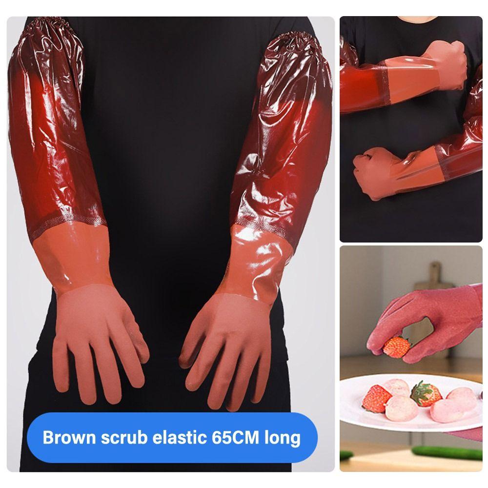 65CM Work Gloves Rubber Protective Mitts Kitchen Accessories Househeld Gloves Kitchen