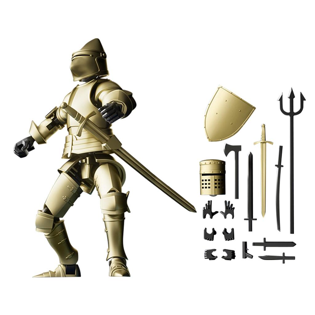 Двойной магнитный шарнир подвижная 3D печатная кукла игрушка, креативный декомпрессионный настольный орнамент