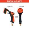 Professional 10 Mode Watering Nozzle With Thumb Activated Control Metal Construction Suitable For Vehicle Patio Cleaning