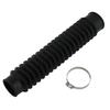 Universal Car Air Filter Hose Hood Air Intake Pipe Motorcycle Air Ducting Hose Tube Black Flexible Filter Pipe