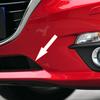 Треугольная накладка на передний бампер автомобиля для Mazda 3 Axela 2014 2016 BHN1-50-101 BHN1-50-102 Замена правой левой нижней решетки