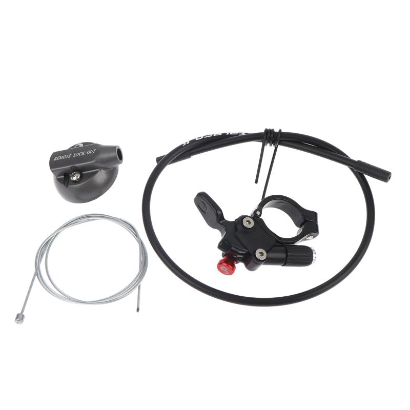 1Set Bike Bicycle Remote Fork Lockout Switch Lever For Mountain Bike Bicycle Front Fork Remote Control Wire Control Lock Switch