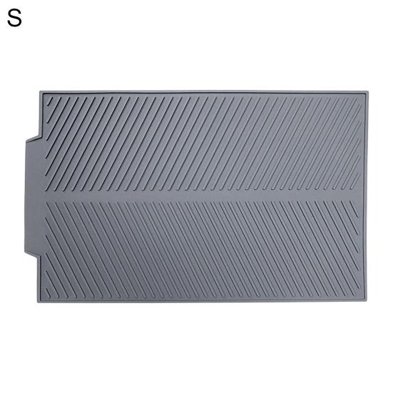 Коврик для сушки посуды Yousheng из пищевого износостойкого силикона, универсальная стеклянная посуда, столовые приборы, коврик для слива раковины, кухонные принадлежности