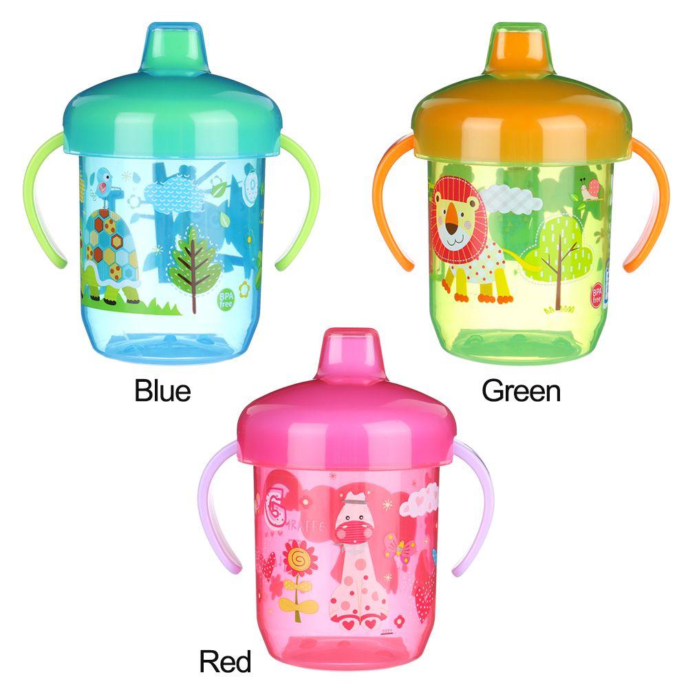 Leakproof Feeding BPA Free Double Handle Bottle Water Cups Learning Drinking Cup Duckbill
