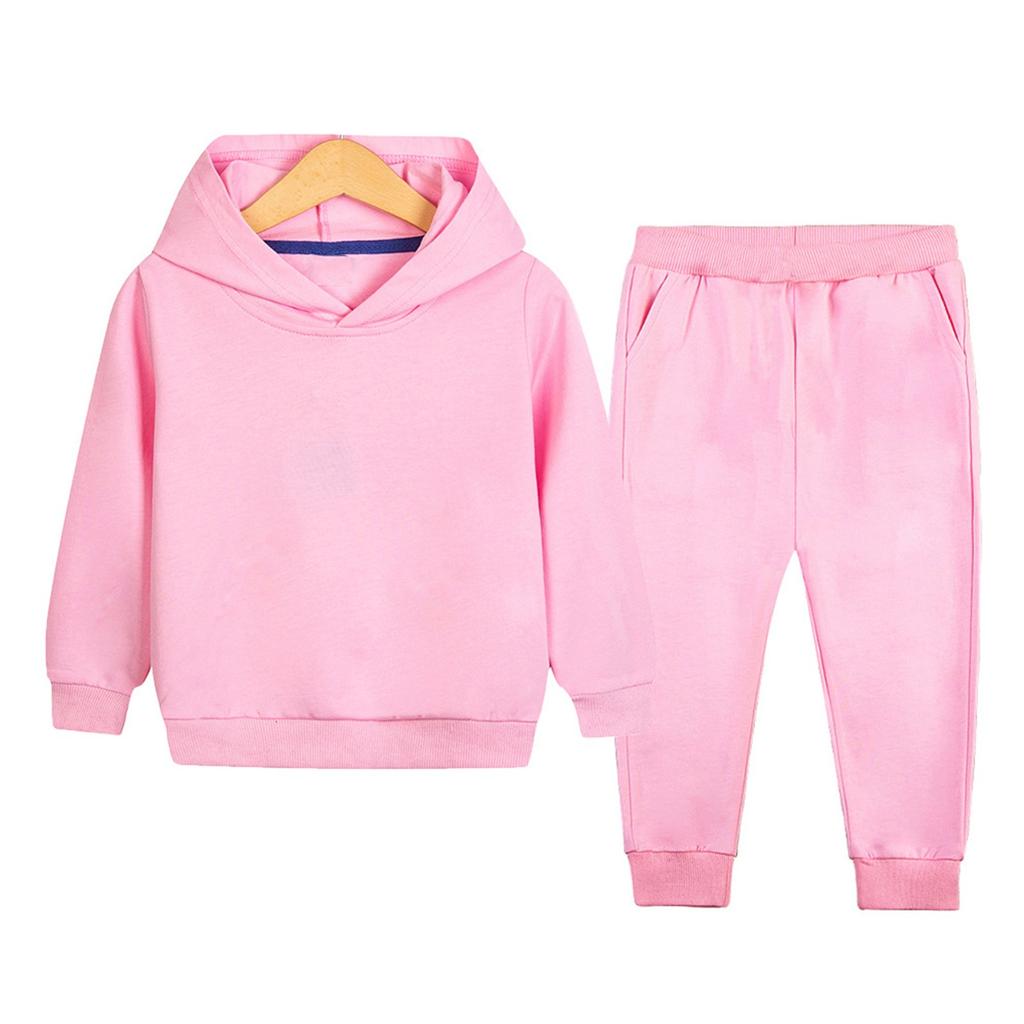 Children's Suit Boys And Girls Winter Long Sleeve  Hoodie Pants Sports Suit