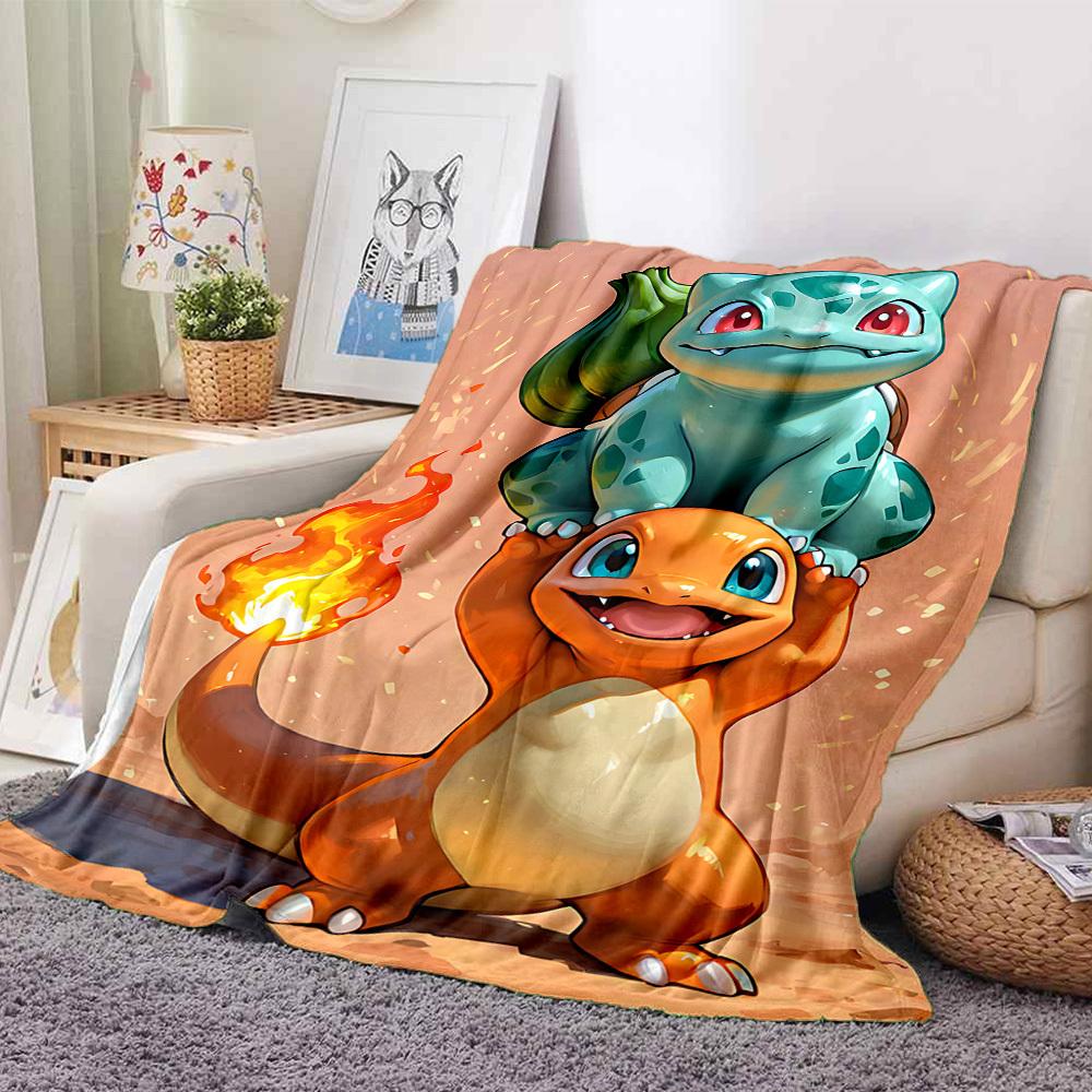 1pc Characters Flannel Blanket, Soft Skin Friendly with Digital Printing, Various Sizes Available for Family, Friends, Birthday