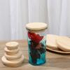 Sizes Bottle Sealing Caps Compatible Wood Lids Mason Jar Lid Wide Mouth Cover Canning Storage