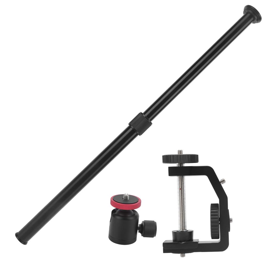 Настольный регулируемый держатель с зажимом C, заполняющий свет, 14-дюймовая винтовая подставка из сплава с шаровой головкой, набор подставок