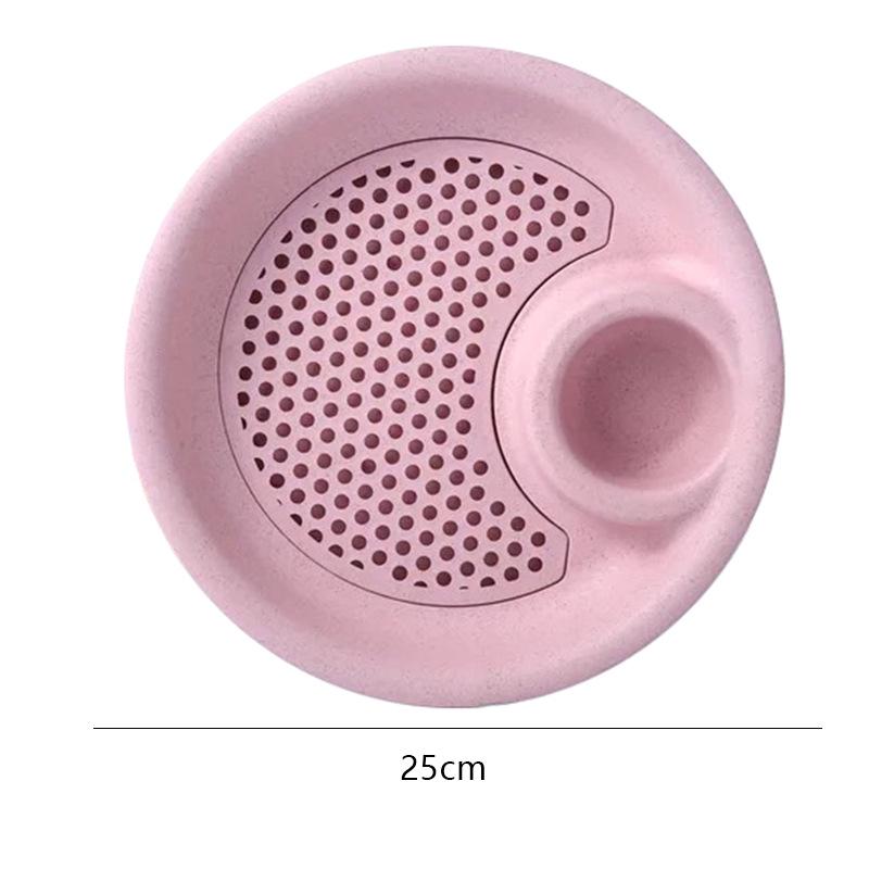 Тарелка из пшеничной соломы Nordic: Универсально подходит для фруктов, овощей, пельменей и салатов. Идеально подходит для использования дома и в гостинице. Прочный и экологичный.