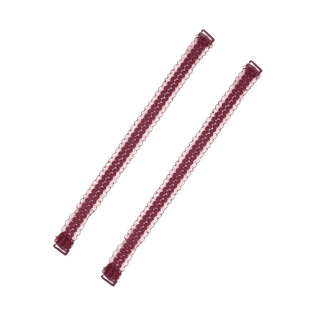 Регулируемые кружевные бретели для нижнего белья, женские эластичные, тянущиеся, для бюстгальтера, нескользящие, сетчатые, с полым цветочным узором, аксессуары для бретелей нижнего белья