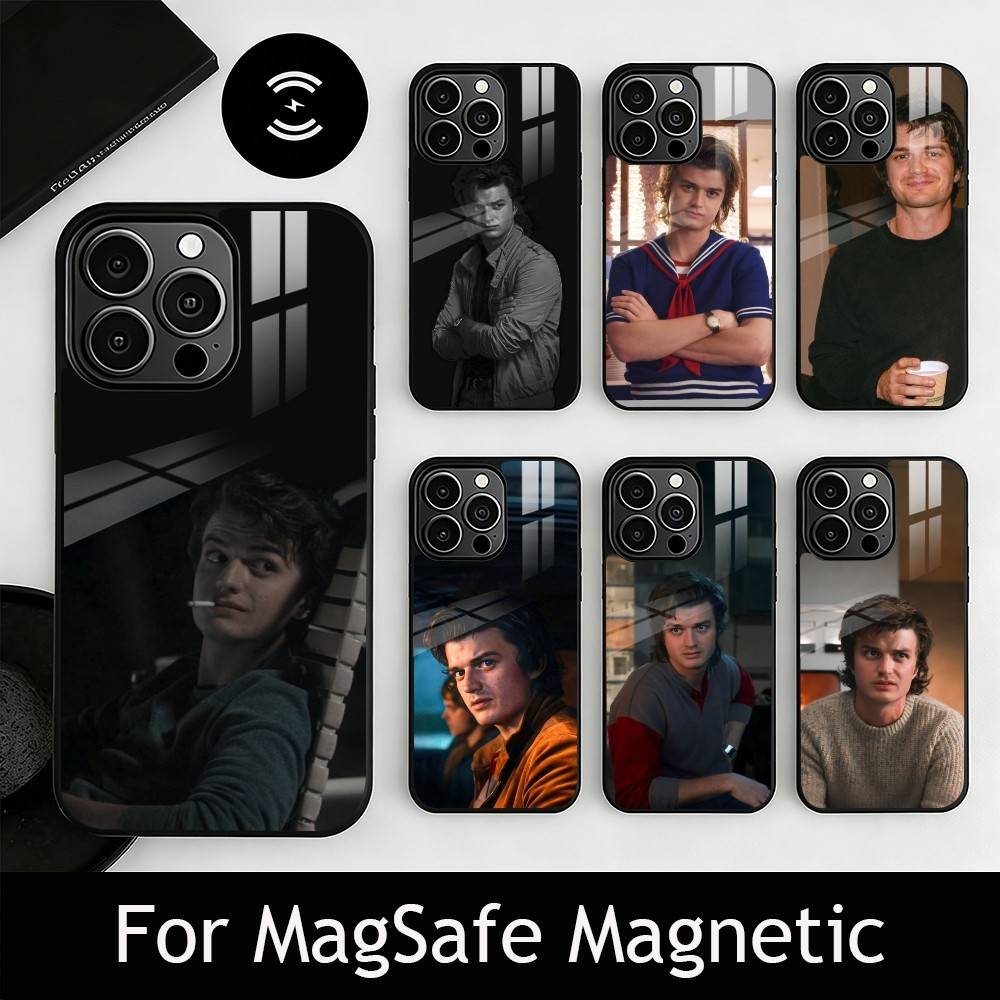 J-Joe K-Keery Actor Phone Case For iPhone17,16,15,14,13,12,11 Plus,Pro Magnetic For Magsafe Wireless Charging