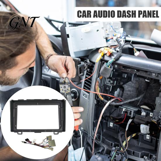 Комплект проводки Plug-and-Play, установочный комплект 9 дюймов для Honda CR-V 2008-2011, Рамка для установки автомагнитолы в центральную консоль, Рамка магнитолы Android,