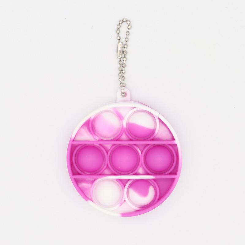 Красочный силиконовый брелок-игрушка-пузырь - Подвеска 'Мышеловка' и образовательный инструмент для снятия стресса