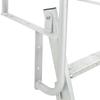3 Step Dock Ladder Silver 58 x 77 x 144 cm Aluminum