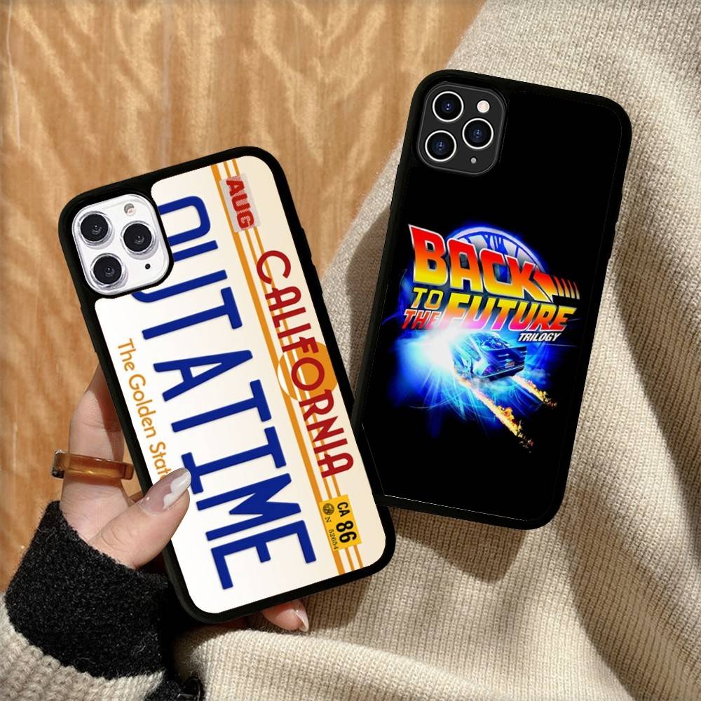Защитный чехол для телефона Back To The Future из ПК+ТПУ для IPhone 17 16 Pro Max 15 Plus 14 13 12 11