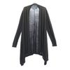 Long Sleeve Long Knit Cardigan M Black Women Used